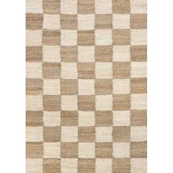 Kirklands Home Area Rugs|Checkered Jute Area Rug, 8x10