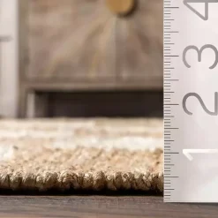 Kirklands Home Area Rugs|Checkered Jute Area Rug, 8x10