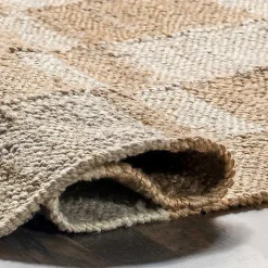 Kirklands Home Area Rugs|Checkered Jute Area Rug, 8x10