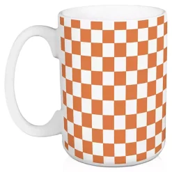 Kirklands Home Glassware & Drinkware|Checkered Spooky Season Halloween Mugs, Set of 2