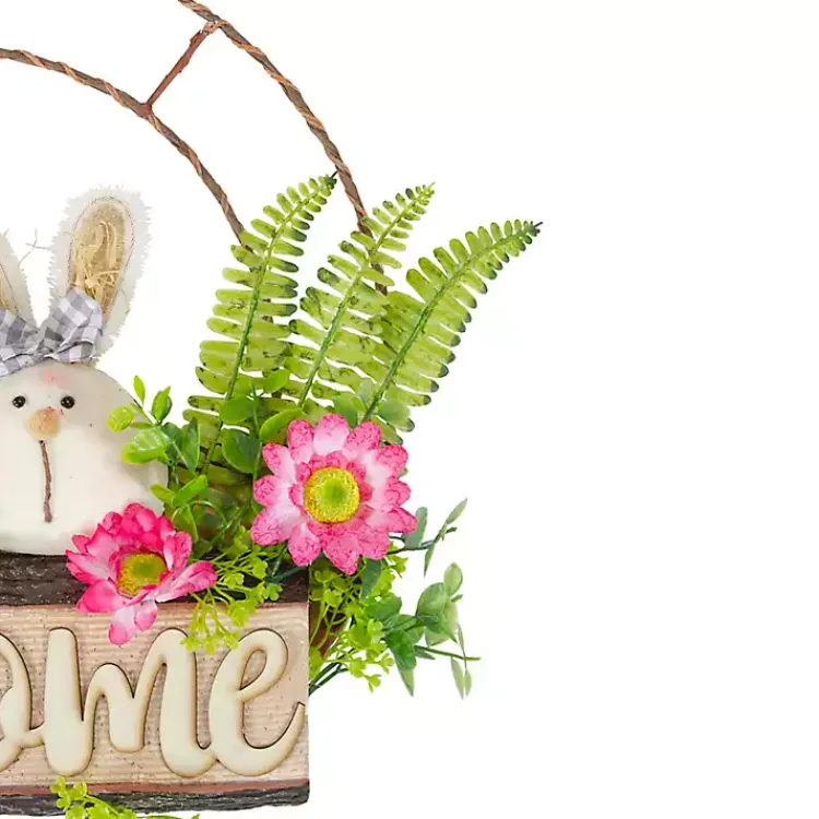 Outlet Cheerful Bunny Welcome Easter Wreath Wreaths