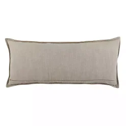 Discount Chestnut Distressed Patina Leather Lumbar Pillow Pillows