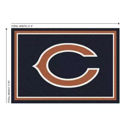Kirklands Home Area Rugs|Chicago Bears Area Rug, 4x6