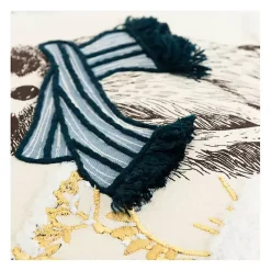 Online Chilly Racoon Embroidered Throw Pillow Christmas Pillows