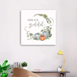 Sale Choose to Be Grateful Canvas Art Print, 30x30 Fall