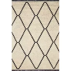 Kirklands Home Area Rugs|Chris Loves Julia x Loloi Alice Cream Rug, 5x7