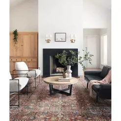 Kirklands Home Area Rugs|Chris Loves Julia x Loloi Jules Merlot Rug, 3x5