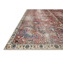 Kirklands Home Area Rugs|Chris Loves Julia x Loloi Jules Merlot Rug, 7x9