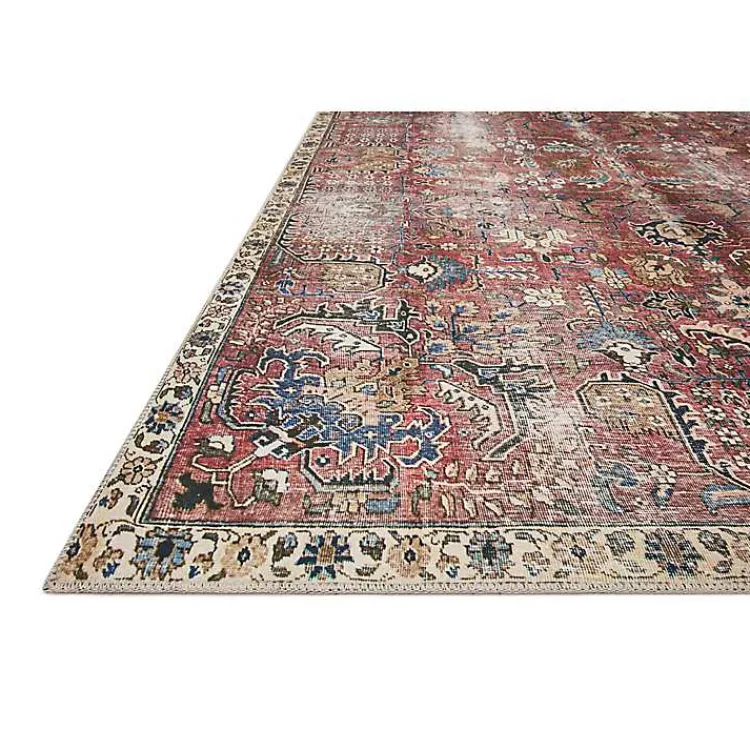 Kirklands Home Area Rugs|Chris Loves Julia x Loloi Jules Merlot Rug, 7x9