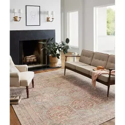 Kirklands Home Area Rugs|Chris Loves Julia x Loloi Jules Orange Rug, 5x7