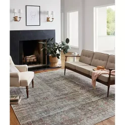 Kirklands Home Area Rugs|Chris Loves Julia x Loloi Jules Lagoon Rug, 5x7 Multi