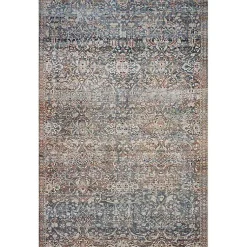 Kirklands Home Area Rugs|Chris Loves Julia x Loloi Jules Dark Blue Rug, 2x3
