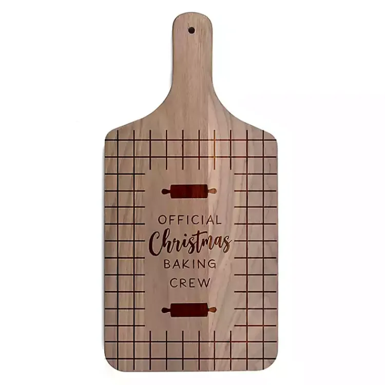 Outlet Christmas Baking Crew Cutting Board Christmas Dining & Entertaining