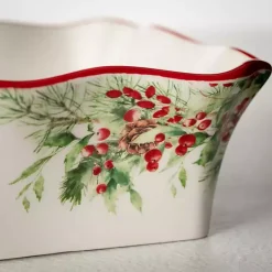 Outlet Christmas Cardinal Serving Dish Christmas Dining & Entertaining
