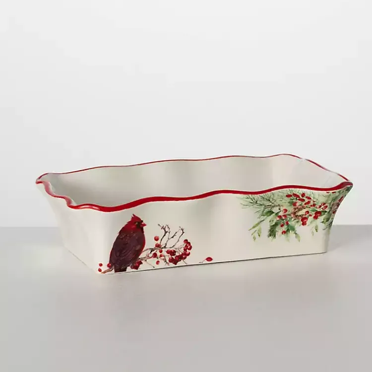 Outlet Christmas Cardinal Serving Dish Christmas Dining & Entertaining