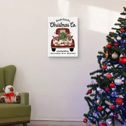 New Christmas Co. Truck Canvas Art Print Christmas Art & Wall Decor