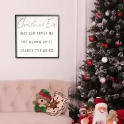 Online Christmas Eve Search the Skies Canvas Wall Plaque Christmas Art & Wall Decor