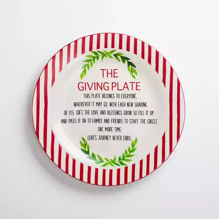 Online Christmas Giving Plate Christmas Dining & Entertaining