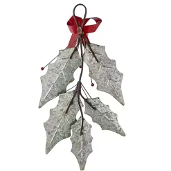 Sale Christmas Holly Swag Iron Wall Decoration Christmas Art & Wall Decor