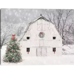 New Christmas in the Country Canvas Art Print Christmas Art & Wall Decor