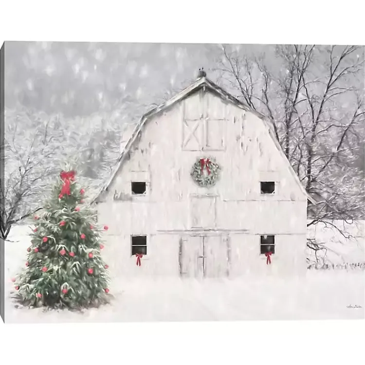 New Christmas in the Country Canvas Art Print Christmas Art & Wall Decor