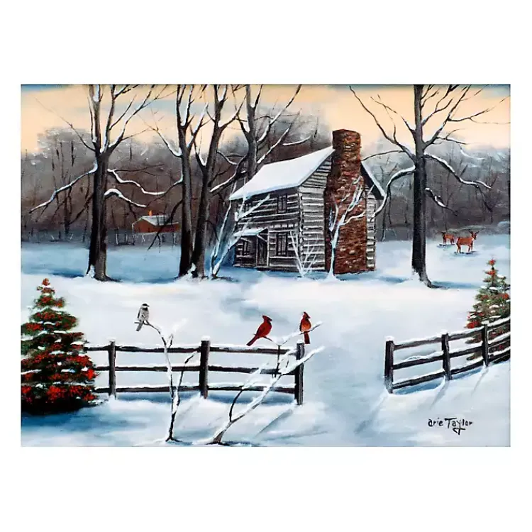 Christmas Old Hickory Tavern Canvas Art Print Christmas Art & Wall Decor