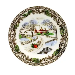 New Christmas Toile 16-pc. Dinnerware Set Christmas Dining & Entertaining