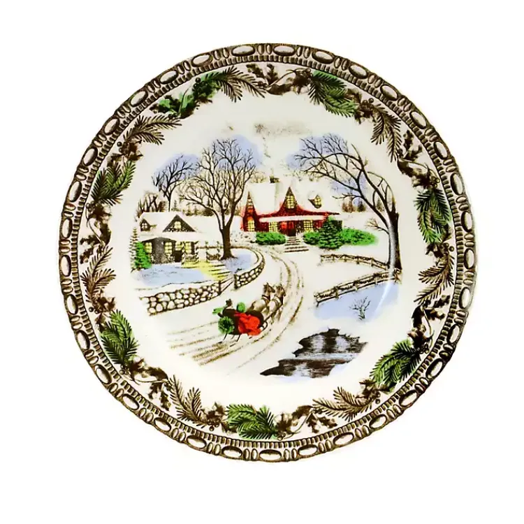 New Christmas Toile 16-pc. Dinnerware Set Christmas Dining & Entertaining