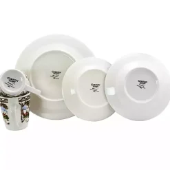 New Christmas Toile 16-pc. Dinnerware Set Christmas Dining & Entertaining