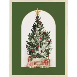Outlet Christmas Tree with Gifts Framed Art Print Christmas Art & Wall Decor