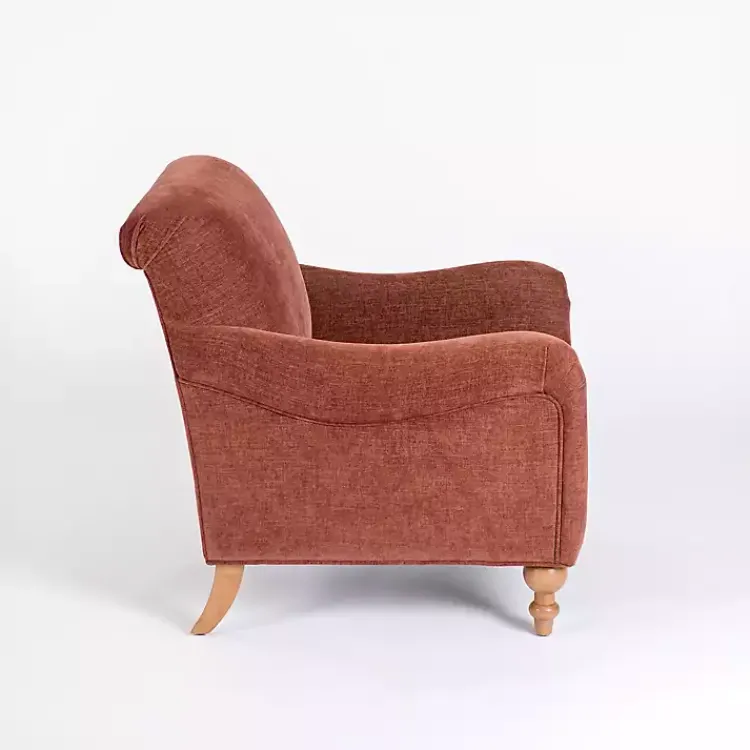 Kirklands Home Accent Chairs|Cinnamon English Armchair Red