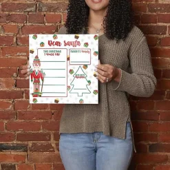 Sale Classic Candyland Dear Santa Dry Erase Board Christmas Art & Wall Decor