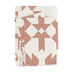 Kirklands Home Duvets|Clay Adobe Diamond 2-pc. Twin Duvet Cover Set