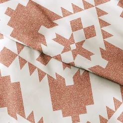 Kirklands Home Duvets|Clay Adobe Diamond 2-pc. Twin Duvet Cover Set