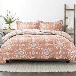 Kirklands Home Comforters|Clay Daisy Medallion King 3-pc. Comforter Set Orange