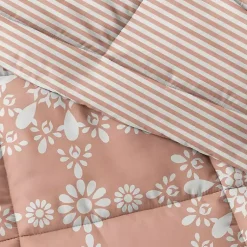Kirklands Home Comforters|Clay Daisy Medallion Queen 3-pc. Comforter Set Orange