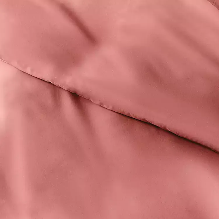 Kirklands Home Duvets|Clay Solid 3-pc. Twin Duvet Cover Set Orange