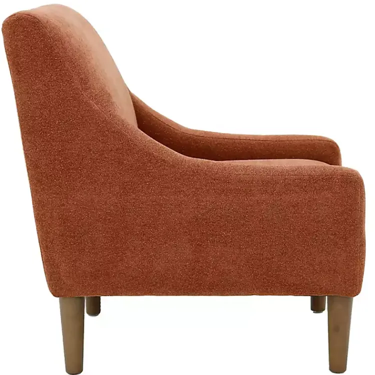 Kirklands Home Accent Chairs|Clay Upholstered Shea Accent Chair Orange