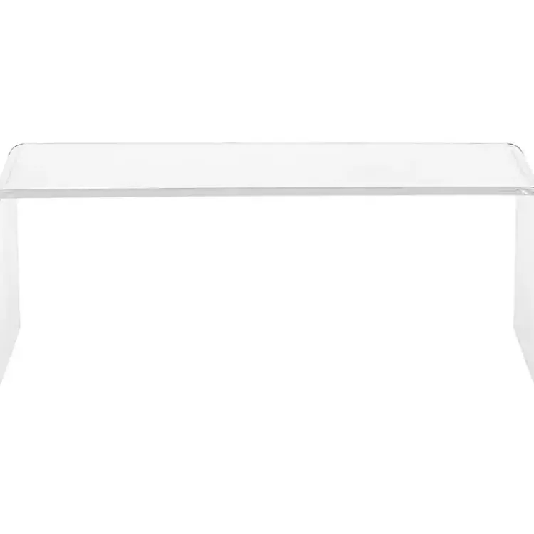 Kirklands Home Coffee Tables|Acrylic Curved Edge Coffee Table Clear