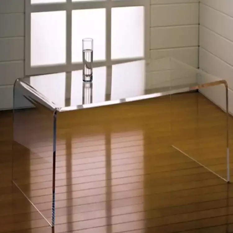 Kirklands Home Coffee Tables|Acrylic Curved Edge Coffee Table Clear