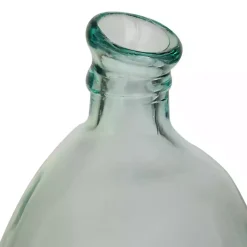 Hot Aqua Recycled Glass Vase Vases