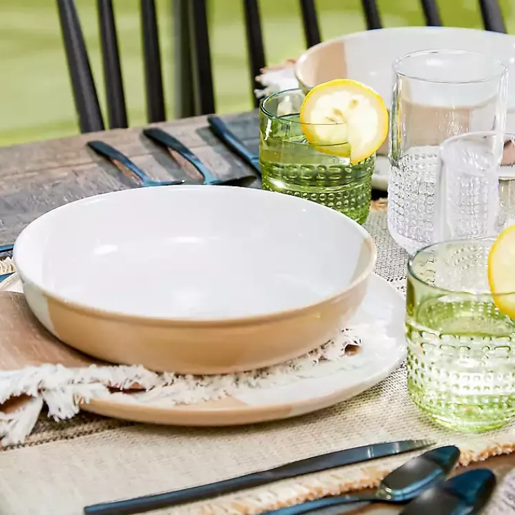 Kirklands Home Glassware & Drinkware|Beaded Highball Glass Clear