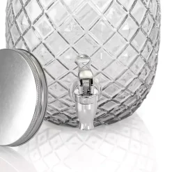 Kirklands Home Serving & Entertaining|Glass Pineapple Beverage Dispenser Clear