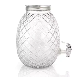 Kirklands Home Serving & Entertaining|Glass Pineapple Beverage Dispenser Clear