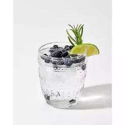 Kirklands Home Glassware & Drinkware|Textured Old Fashioned Glasses, Set of 4 Clear