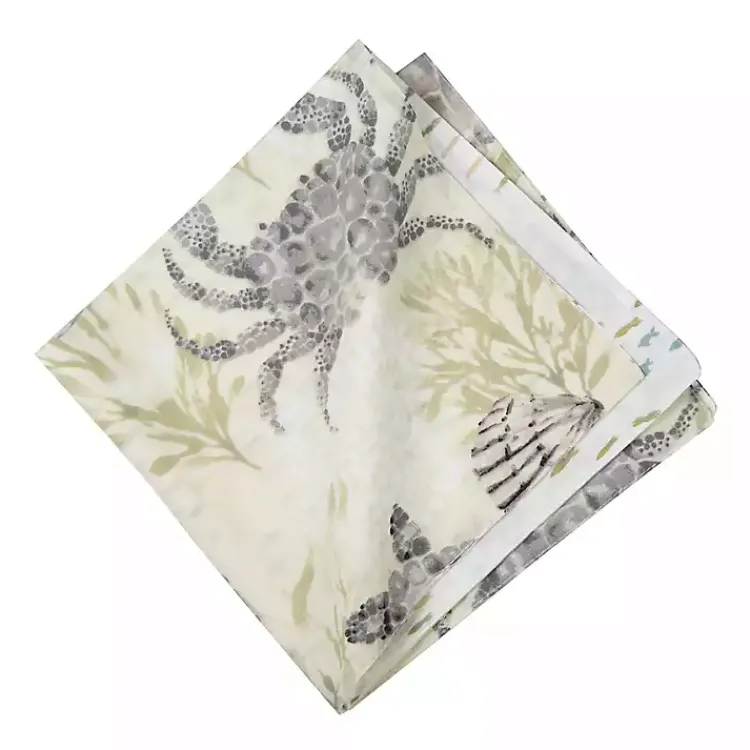 Kirklands Home Table Linens|Coastal Cotton Napkins, Set of 6