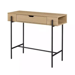 Kirklands Home Console Tables|Coastal Oak Cruz Console Table Tan