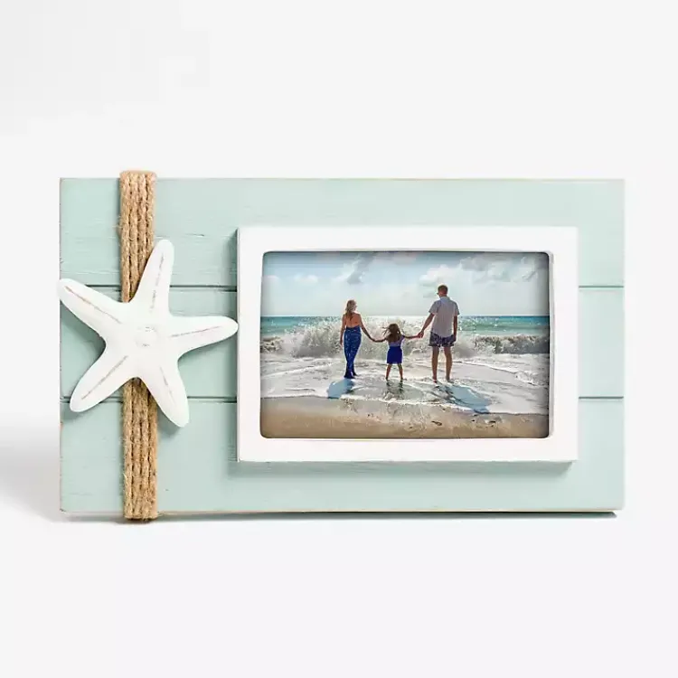 Best Coastal Starfish Wooden Picture Frame, 4x6 Picture Frames