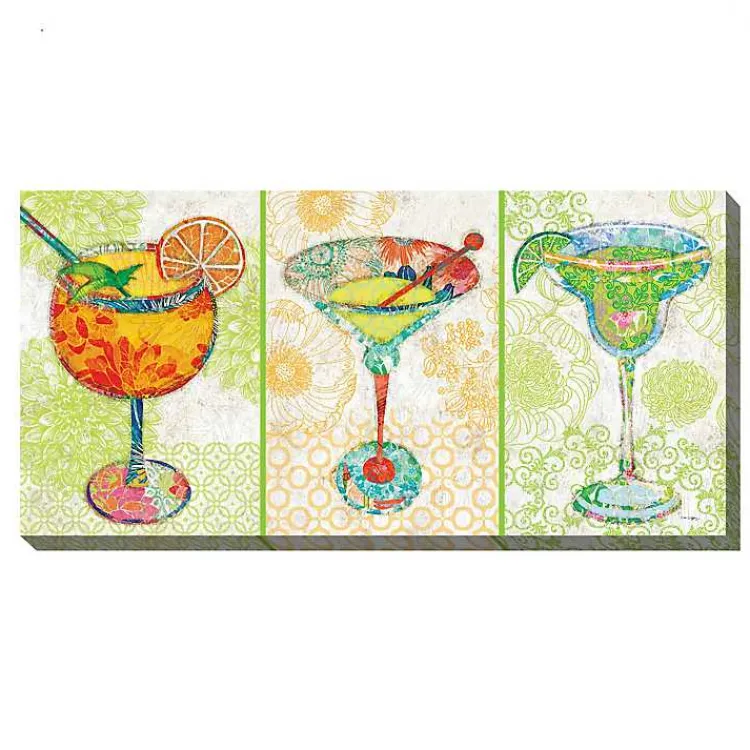 Kirklands Home Outdoor Wall Decor|Cocktail Hour Outdoor Canvas Art Print