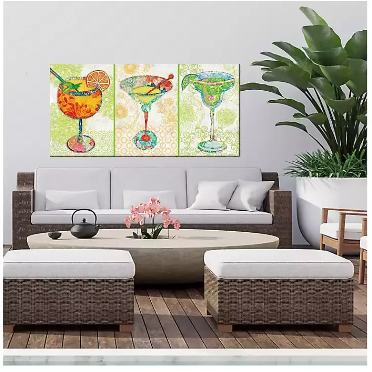 Kirklands Home Outdoor Wall Decor|Cocktail Hour Outdoor Canvas Art Print